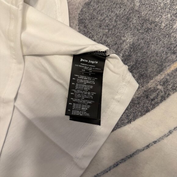 Palm Angels Pink Grafitti Drip Miami Logo White T-Shirt Size Medium or  Large - Picture 4 of 4